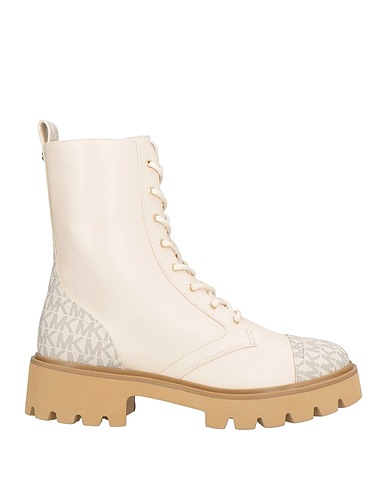 MICHAEL MICHAEL KORS Ankle boot Ivory Textile fibres
