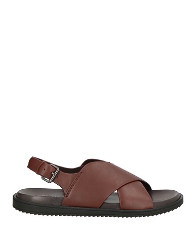 CERRUTI 1881 Sandals Chocolate brown Leather