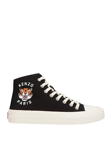 KENZO Sneakers Μαύρο 100% Βαμβάκι