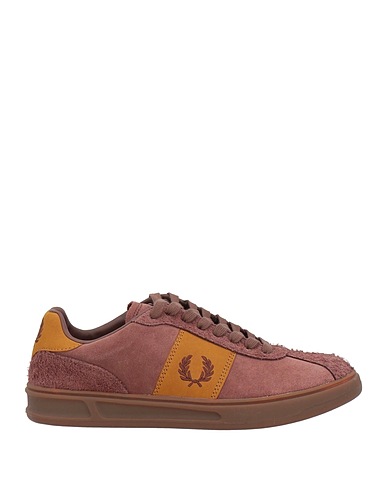 FRED PERRY Sneakers Chocolate brown Leather