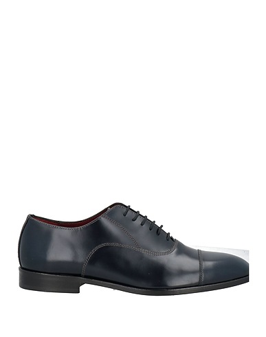 SOLDINI Laced shoes Midnight blue Leather