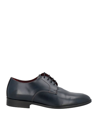 SOLDINI Laced shoes Midnight blue Leather
