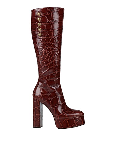 BALMAIN Stiefel Braun Kalbsleder