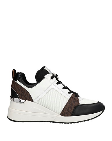 MICHAEL MICHAEL KORS Sneakers White Leather, Synthetisches Material