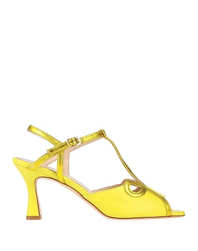 J|D JULIE DEE Sandals Lime green Leather