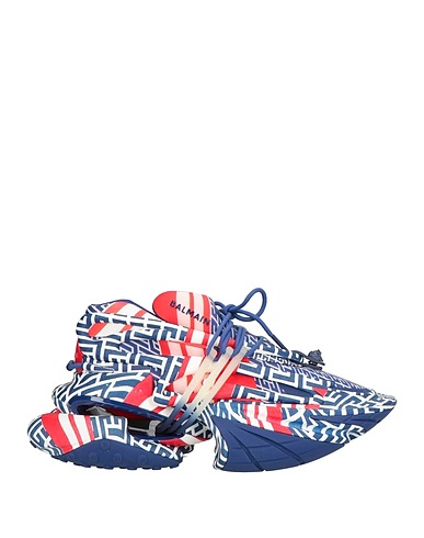 BALMAIN Sneakers Blue 82% Nylon, 14% Elastane, 4% Thermoplastic polyurethane