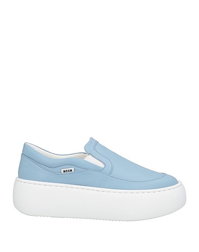 MSGM Sneakers Celeste Pelle