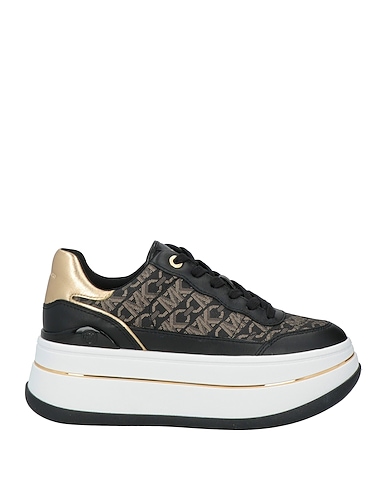 MICHAEL MICHAEL KORS Sneakers Black Leather, Synthetisches Material