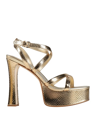 MICHAEL MICHAEL KORS Sandali Oro 100% Pelle di capra