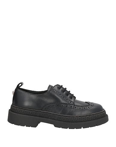 VERSACE YOUNG Formal shoes Black Calfskin