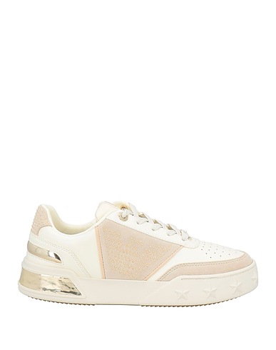 EA7 Sneakers Ivory 100% Polyester, Polyurethane