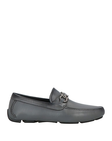 FERRAGAMO Loafers Grey Calfskin