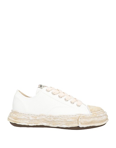 MAISON MIHARA YASUHIRO Кеды и кроссовки Белый Синтетический материал, Текстильное волокно