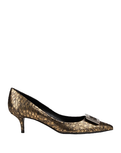 ROGER VIVIER 펌프스 골드 가죽