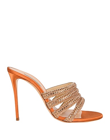 CASADEI Sandals Copper Synthetisches Material