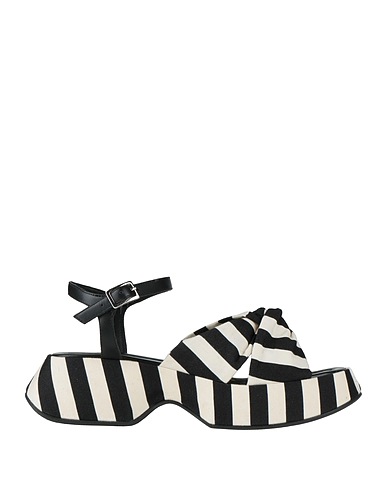 VIC MATIĒ Sandalia Negro Fibras textiles