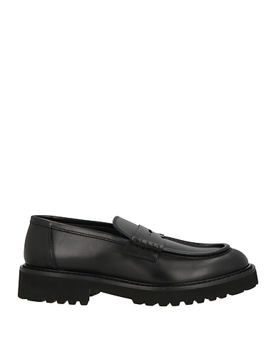 DOUCAL'S Loafers Black Leather