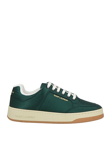 SAINT LAURENT Sneakers Emerald green Textile fibres