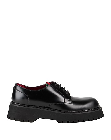 GUCCI Laced shoes Black Leather