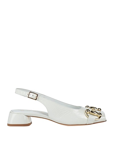 BRUGLIA Sandals White Leather