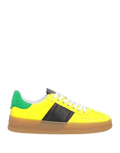 KENNEL & SCHMENGER Sneakers Yellow Leather, Nylon