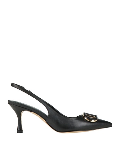 TWINSET Court Black Leather