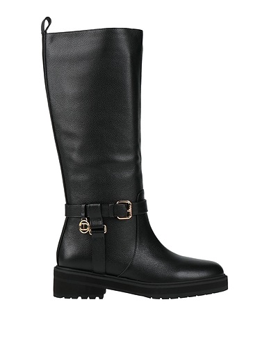 TWINSET Boots Black 100% Cow leather