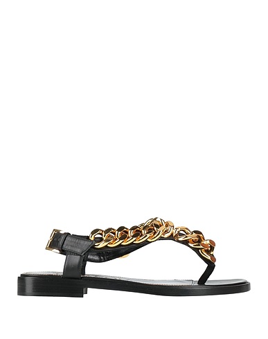 TOM FORD Flip flops Calfskin, Aluminum, Brass