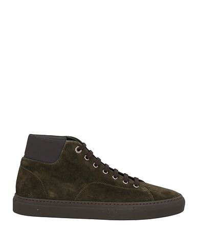 MOORER Sneakers Dark green Leather