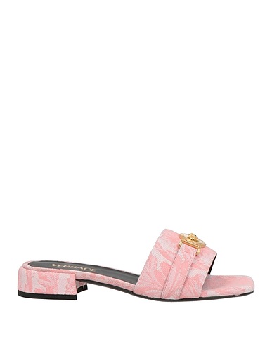 VERSACE Sandals Pink Textile fibres