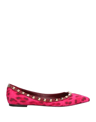 VALENTINO GARAVANI Ballet flats Fuchsia Leather