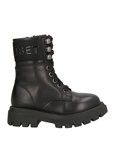 TWINSET Ankle boot Black Cow leather