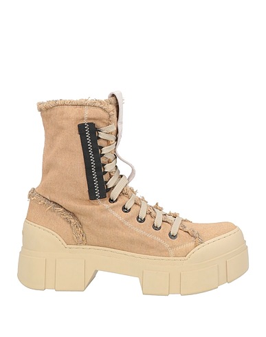 VIC MATIĒ Ankle boot Beige Textile fibers