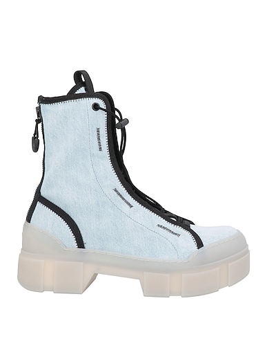 VIC MATIĒ Ankle boot Sky blue Textile fibers
