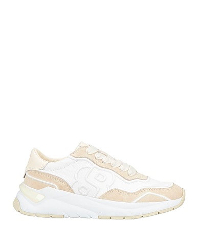 BOSS Sneakers Weiß Gewebefasern, Leder