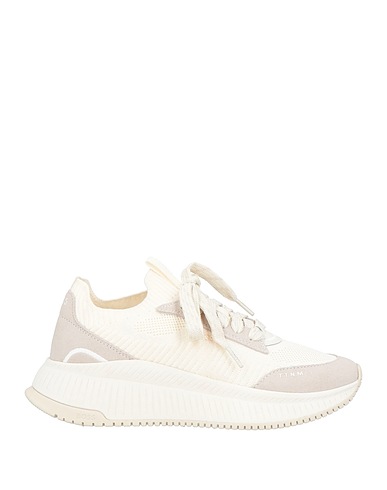 BOSS Sneakers White Textile fibres, Leather