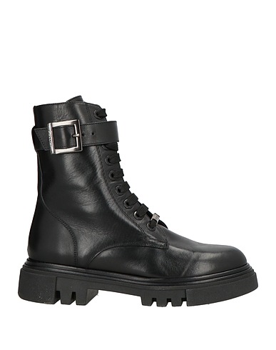 POLLINI Ankle boot Black Calfskin