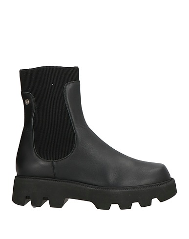 POLLINI Ankle boot Black Leather