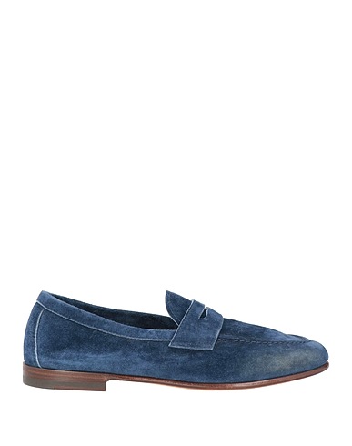 FEDELI Mokassins Marineblau Leder