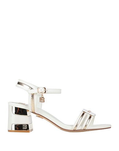 LAURA BIAGIOTTI Sandalen Weiß Gewebefasern