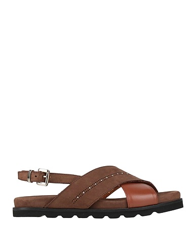 PESERICO Sandals Brown Leather