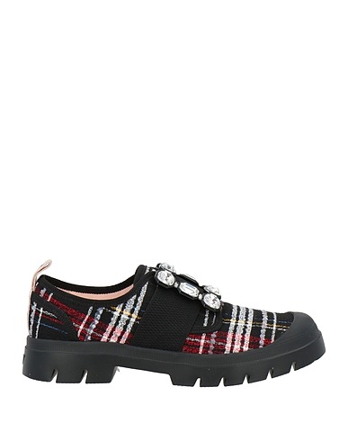 ROGER VIVIER Loafers Black Textile fibres