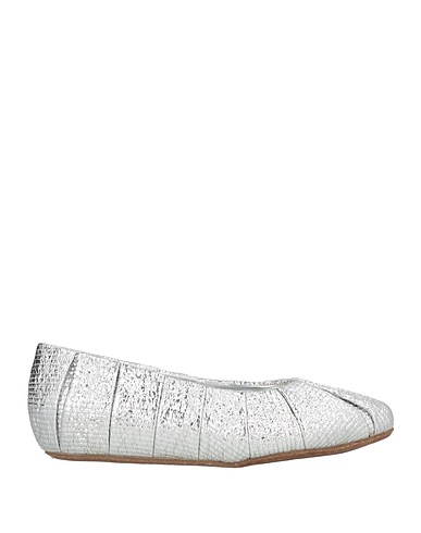 THEMOIRÈ Ballet flats Silver Synthetisches Material