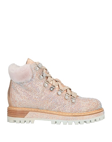 LE SILLA Ankle boot Blush Leather, Shearling