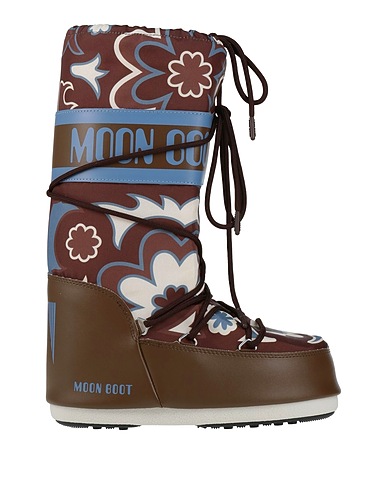 MOON BOOT Boots Brown Textile fibers, Synthetisches Material