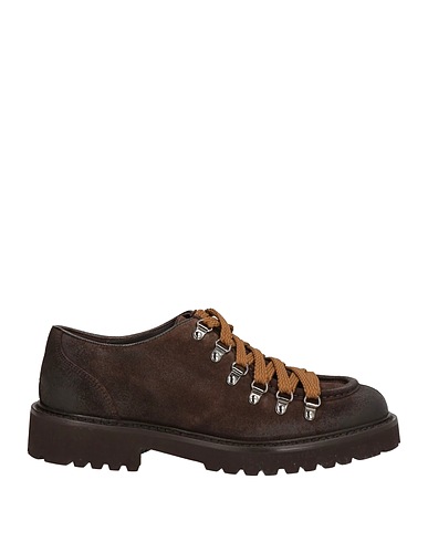 DOUCAL'S Laced shoes Dark brown Leather