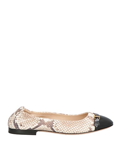 TOD'S Ballet flats Off white Leather