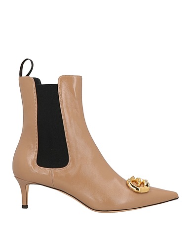 GIUSEPPE ZANOTTI Ankle boot Light brown Leather, Textile fibres