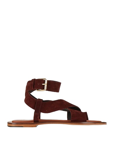 MANSUR GAVRIEL Flip flops Chocolate brown Leather