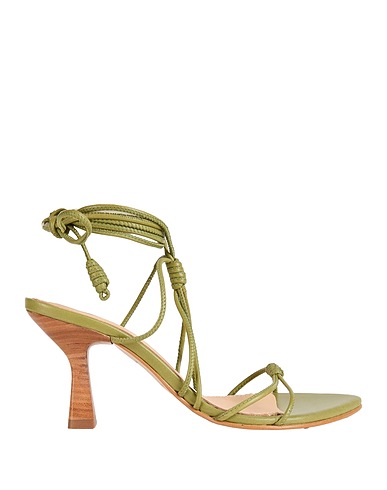 ALOHAS Flip flops Sage green Leather